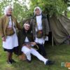Военно-историческая площадка «Партизанская деревня», соревнования по гандболу и мини-футболу. На Кореличчине празднуют 79-ю годовщину Победы